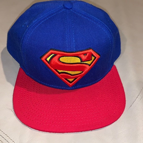 Other - Superman flat bill hat one sz fits most